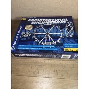 Architectural Engineering Stem Experiment Kit Thames & Kosmos NEW 308 Pcs 26 Exp